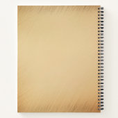 Virgo Zodiac Antique Look Notizblock (Rückseite)