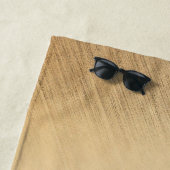 Virgo Zodiac Antique Persönlicher Text in Spine Strandtuch (Beispiel)