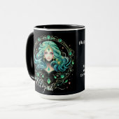 Virgo Zodiac Art for August 23–September 22 Tasse (Vorderseite Links)