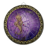 virgo Zodiac Astrologie Design Horoskop Dartscheibe (vorne)