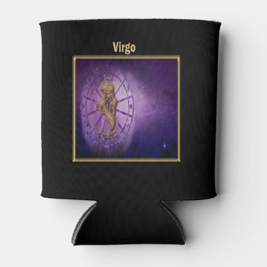 virgo Zodiac Astrologie Design Horoskop Dosenkühler (Vorderseite)
