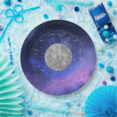 Virgo Zodiac Astrologisches Zeichen - Planet Merku Pappteller (Party)