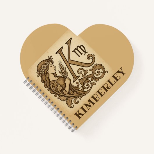 virgo Zodiac bag (K) Notizblock (Vorderseite)