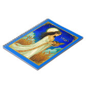 Virgo Zodiac Beauty Under a Night Sky Notizblock (Linke Seite)