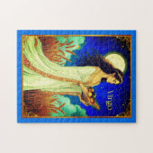 Virgo Zodiac Beauty Under a Night Sky Puzzle (Horizontal)