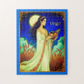Virgo Zodiac Beauty Under a Night Sky Puzzle (Vertikal)