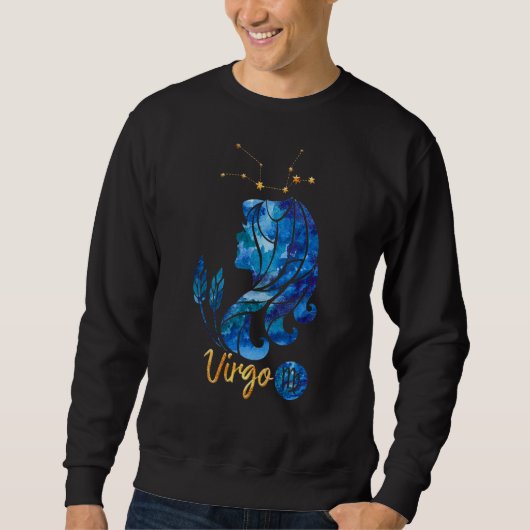 Virgo Zodiac Birth Sign Sweatshirt (Vorderseite)