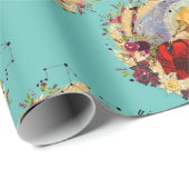 Virgo Zodiac Birthday Geschenkpapier (Rolleneckpunkt)