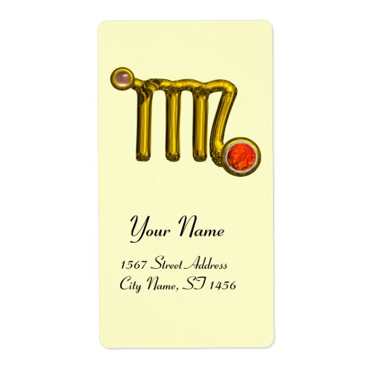 VIRGO ZODIAC BIRTHDAY Orange Gray Agate (Vorne)