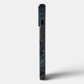 Virgo zodiac Black and gold Case-Mate iPhone Fall Hülle (Rückseite / Links)