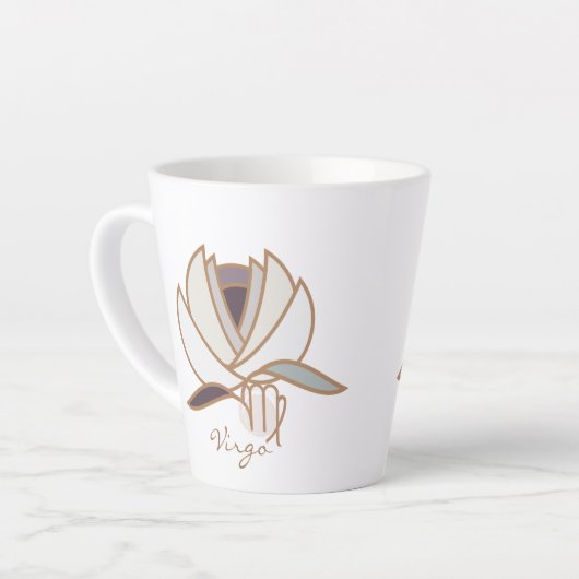 Virgo Zodiac Boho Tasse (Linke Ecke)