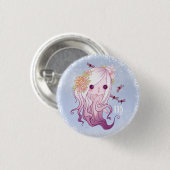 Virgo-Zodiac Button (Vorne & Hinten)