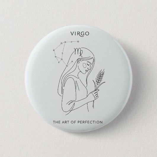 Virgo zodiac button (Vorderseite)