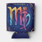 Virgo Zodiac Can Cooler Dosenkühler (Vorderseite)