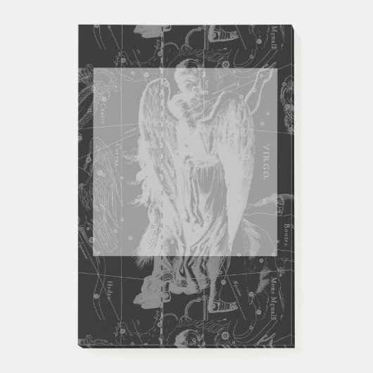 Virgo Zodiac Constellation Hevelius 1690 Post-it Klebezettel (Vorderseite)