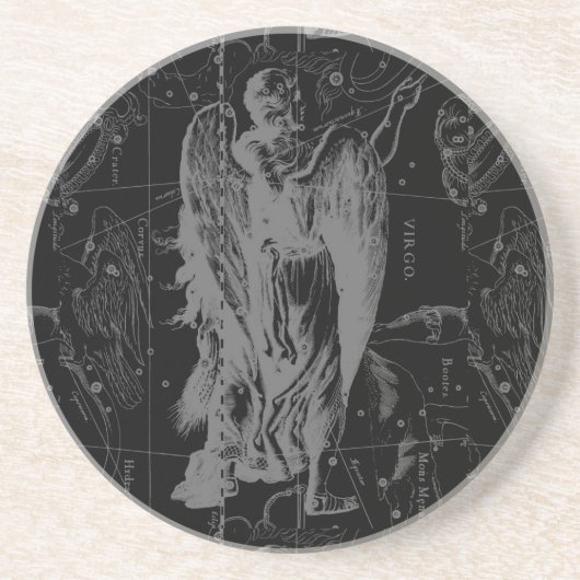 Virgo Zodiac Constellation Hevelius 1690 Untersetzer (Vorne)