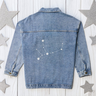 Virgo Zodiac Constellation Jeansjacke