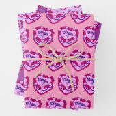 Virgo Zodiac Coquette Herz Birthday Cake Geschenkpapier Set (Beispiel)