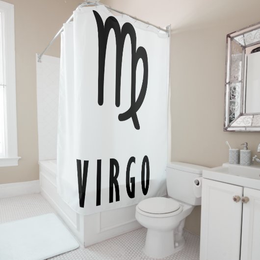Virgo zodiac duschvorhang (Beispiel)