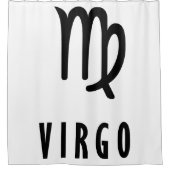 Virgo zodiac duschvorhang (Vorderseite)