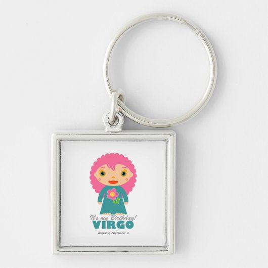 Virgo Zodiac für Kinder Schlüsselanhänger (Vorne)
