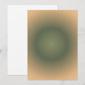 Virgo Zodiac, grünbraune Aura Gradient Feiertagskarte (Vorne/Hinten)