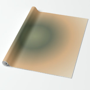 Virgo Zodiac, grünbraune Aura Gradient Geschenkpapier