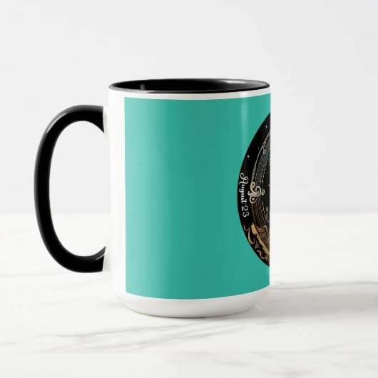 Virgo Zodiac individualisierbarer Kaffee Tasse (Links)