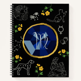 Virgo Zodiac Journal Notizblock