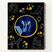 Virgo Zodiac Journal Notizblock (Rückseite)