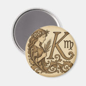 virgo Zodiac  (K) Magnet (Vorderseite/Rückseite)