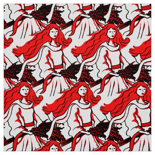 Virgo Zodiac Kunstmuster Stoff (Muster)