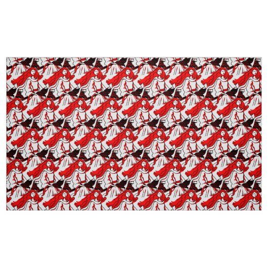 Virgo Zodiac Kunstmuster Stoff (Fat Quarter (45,7 x 55,9 cm))