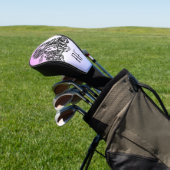 Virgo Zodiac Lila Monogram Golf Head Cover Headcover (In SItu)