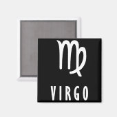 Virgo zodiac magnet (Vorderseite/Rückseite)