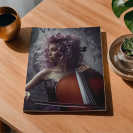 Virgo Zodiac Musician Cello Decoupage Seidenpapier