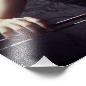 Virgo Zodiac Musician Cello Fotodruck (Ecke)