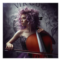 Virgo Zodiac Musician Cello
