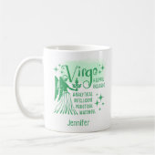 Virgo Zodiac Personalisierte Merkmale Horoskop Kaffeetasse (Links)