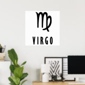 Virgo zodiac poster (Heimbüro)