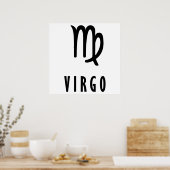 Virgo zodiac poster (Küche)