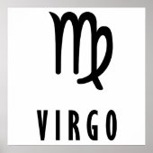 Virgo zodiac poster (Vorne)