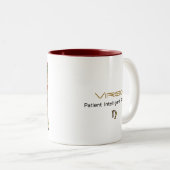 Virgo Zodiac Retro Tasse (VorderseiteRechts)
