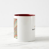 Virgo Zodiac Retro Tasse (Mittel)