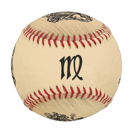 Virgo Zodiac Rustic Baseball (Rückseite)