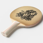 Virgo Zodiac Rustic Tischtennis Schläger (Vorderseite)