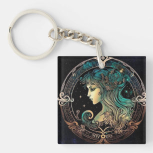 Virgo Zodiac Schlüsselanhänger