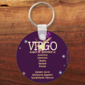 Virgo zodiac schlüsselanhänger (Vorderseite)