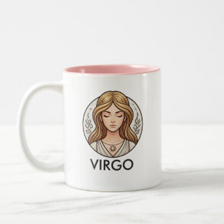Virgo Zodiac Sign Astrology Birthday Coffee Mug Zweifarbige Tasse