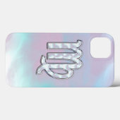 Virgo Zodiac Sign auf der nackten Mutter Perle Wie Case-Mate iPhone Hülle (Rückseite (Horizontal))